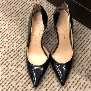 6.5 Black Patent Leather Heels